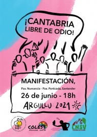 Cartel de la manifestación